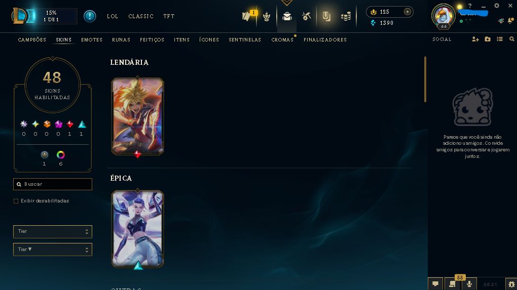 CONTA UNRANKED LOL