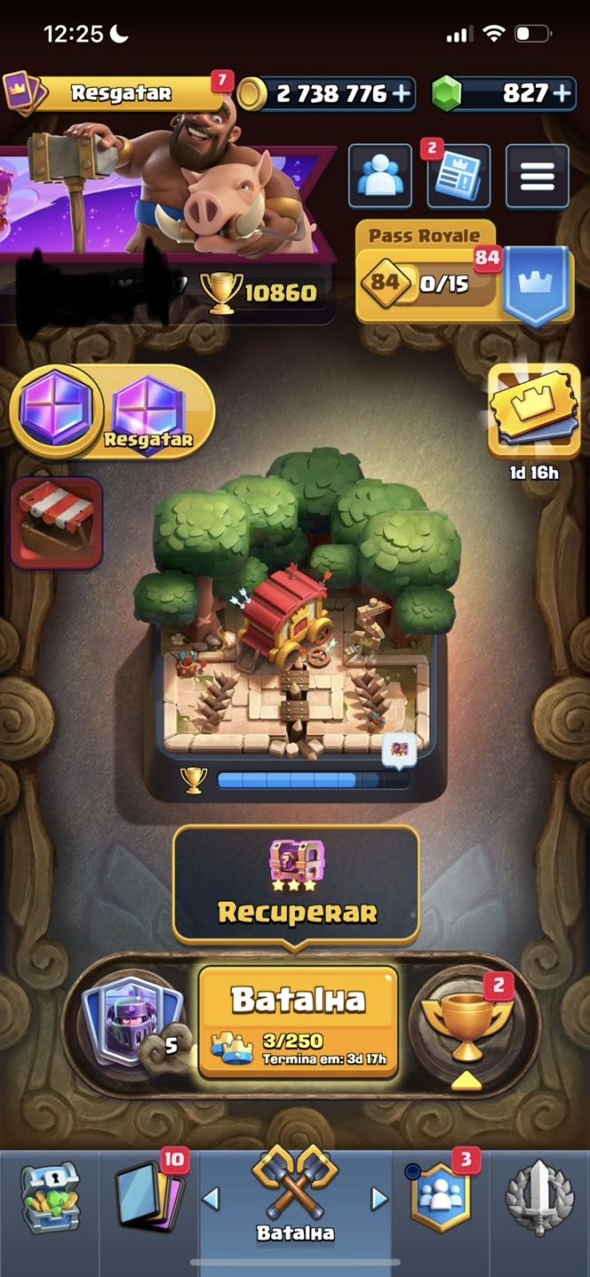 CONTA DO CLASH ROYALE COM 10k TROFEUS
