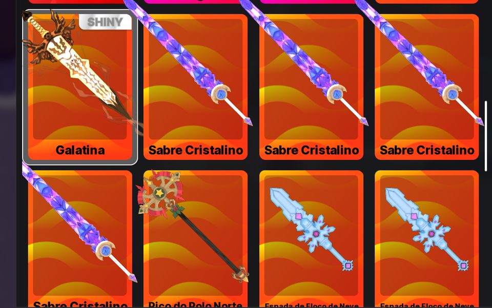 Espadas+primed+promoçoes e encomenda(200m disp)
