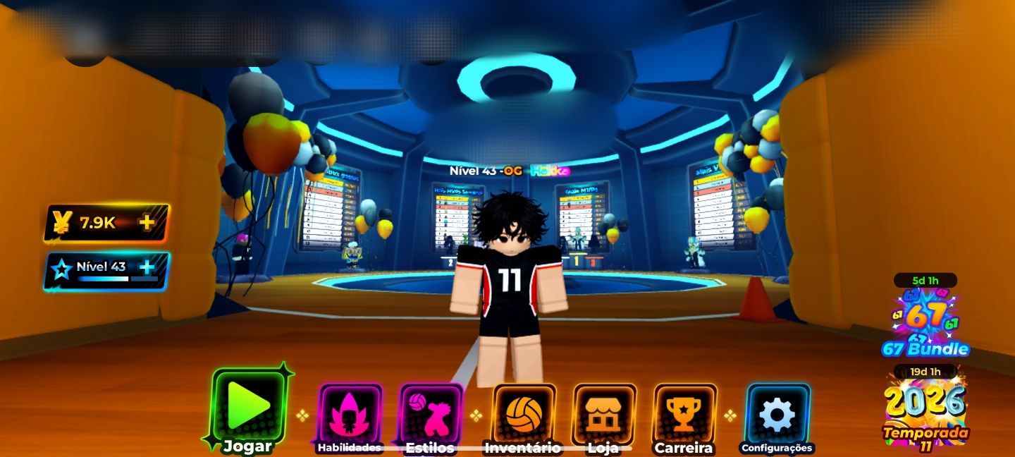 CONTA DE HAIKYUU LEGENDS ROBLOX SUPER UPADA PERFEITA PARA JOGAR
