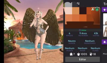 Conta unissex do avakin life 9 anos de jogo nível 33 verificada adulta