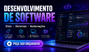 Desenvolvimento de Software, Sistemas Web, Sites e Automações, Freelancer