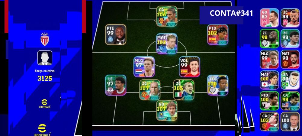 Contas Exclusivas de Efootball Mobile - Bigtimes, Épicos e Showtimes Incríveis