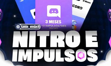Nitro e Impulsos [Automático] Impulso no Seu Servidor Discord - Boost Impulso 1/