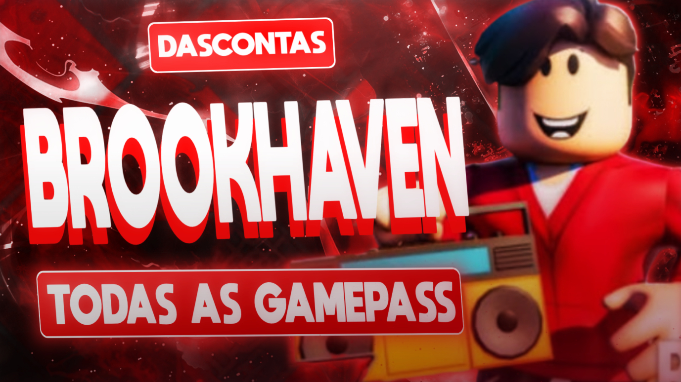 BROOKHAVEN /ROBLOX/TODAS AS GAMEPASS/MELHOR PREÇO /50% OFF EM TODAS GAMEPASS