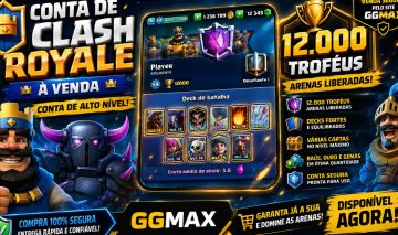 Conta clash royale 12000