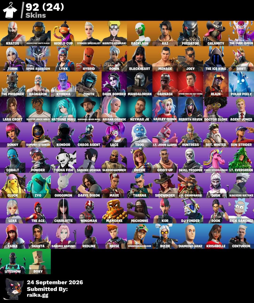 CONTA FORTNITE + SKINS RARAS, ANTIGAS E EXCLUSIVAS