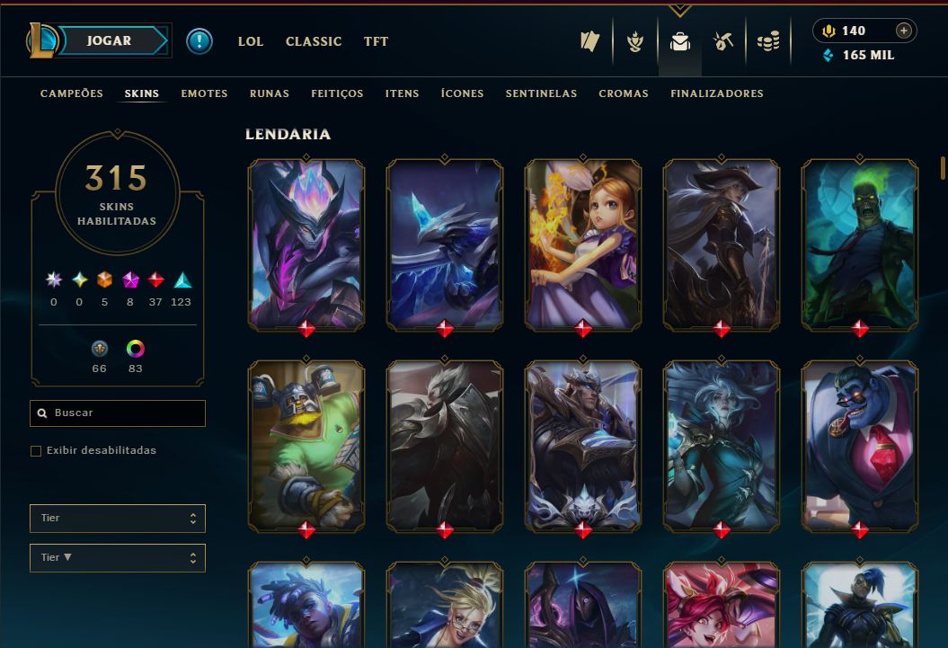 CONTA LEAGUE OF LEGENDS + VALORANT