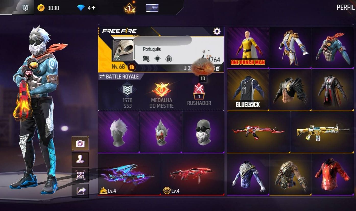 CONTA FF MUITO GEMADA COM BLUELOCK, SOMBRA ROXA, ANGELICAL, EVOLUTIVA, BANDEIRÃO