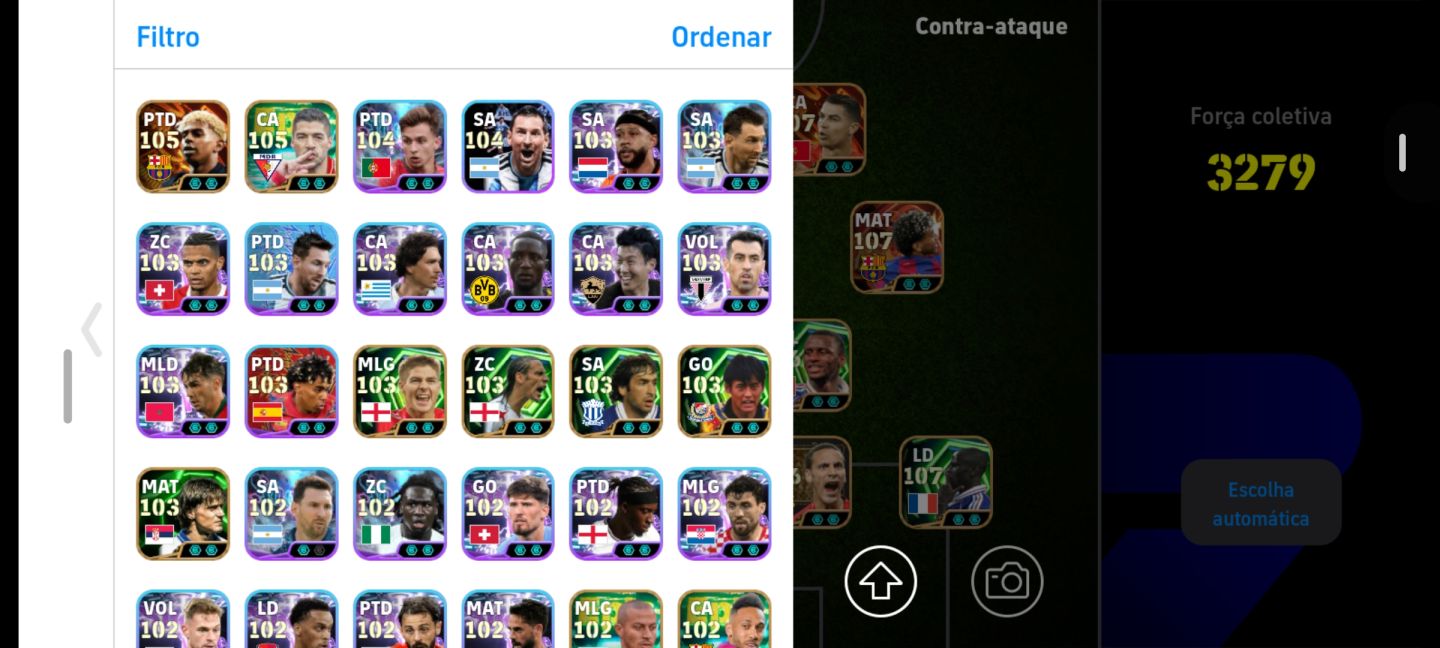 Conta Full com Defesa Perfeita - Lamine Yamal, Ronaldinho, CR7.