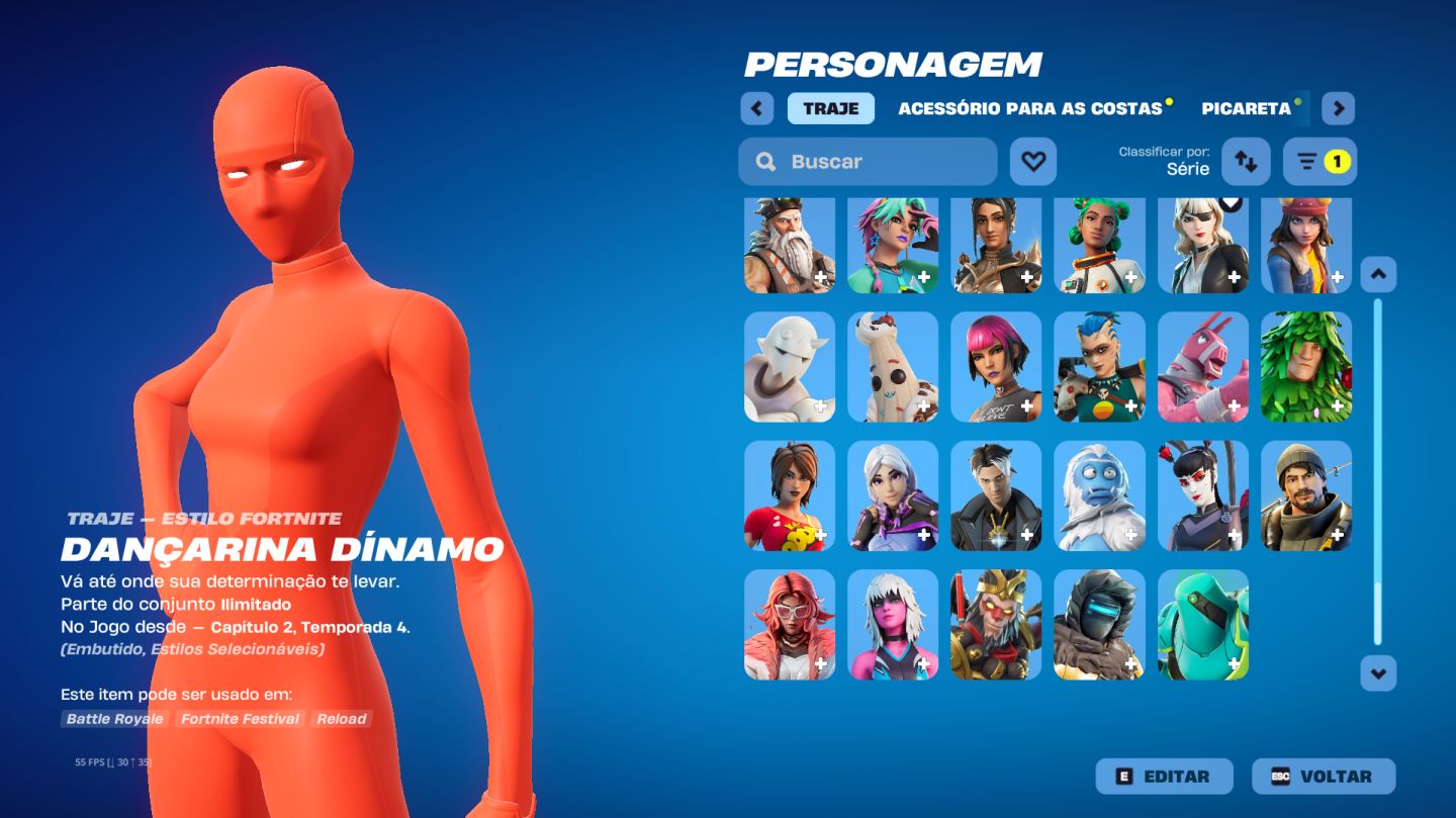Conta de fortnite OG (+30 Skins compradas, e pacotes exclusivos)