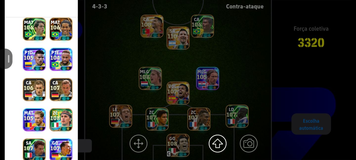 Conta de Efootball, com vario jogadores meta para quem quer começar bem