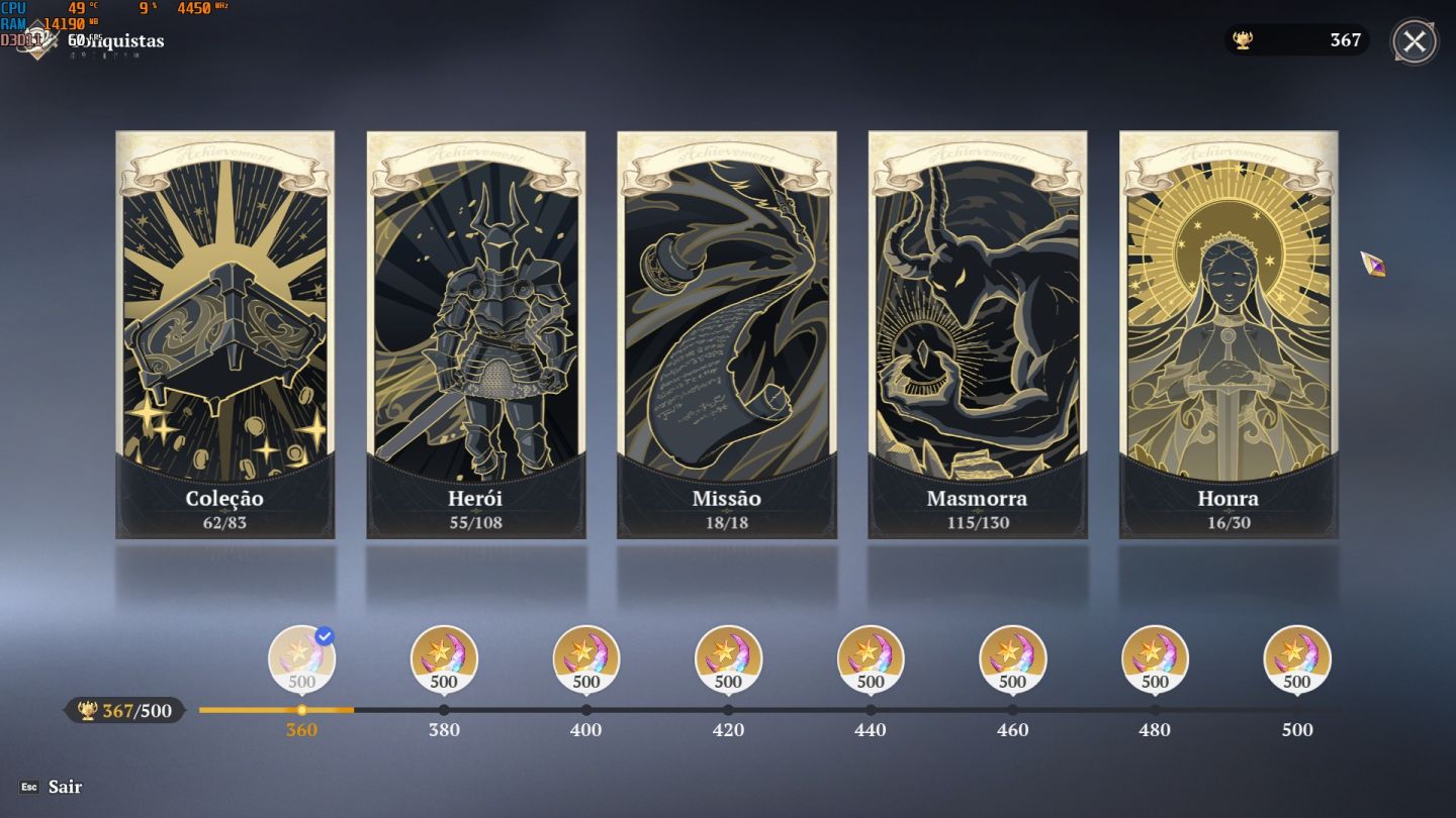 Conta com Merlin P10, Ban P10, Elizabeth P10, Todos SSRs , 7DS ORIGIN