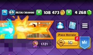 Conta Clash Royale nv. 69 (Torre do rei 15)