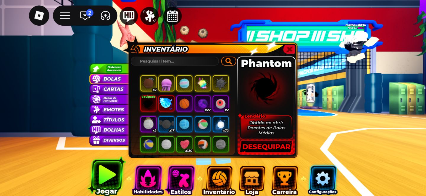 (PROMOÇÃO) conta Volleyball legends com Sanju e Jinko com diversos tokens