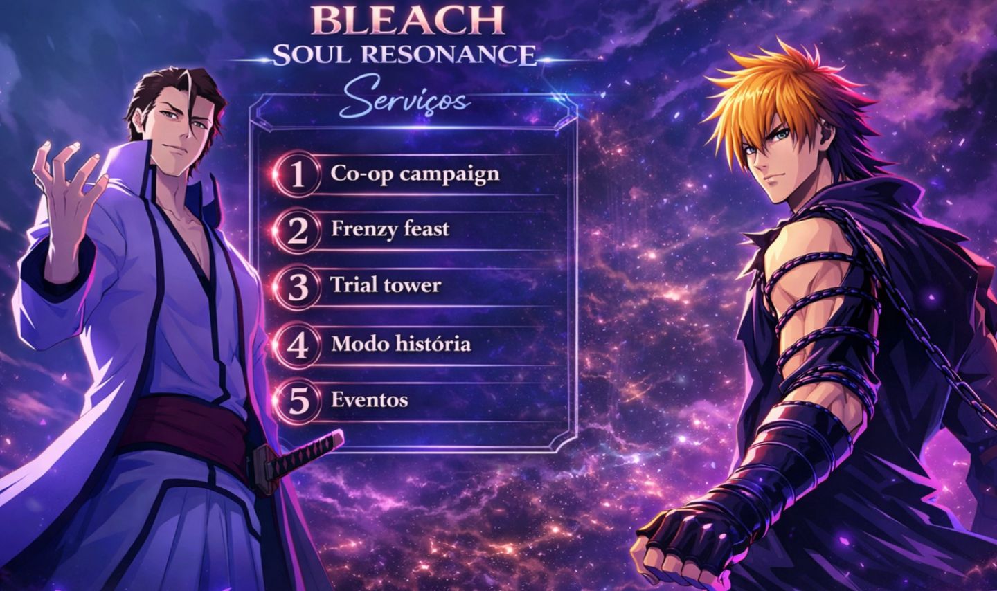 SERVIÇOS BLEACH SOUL RESSONANCE