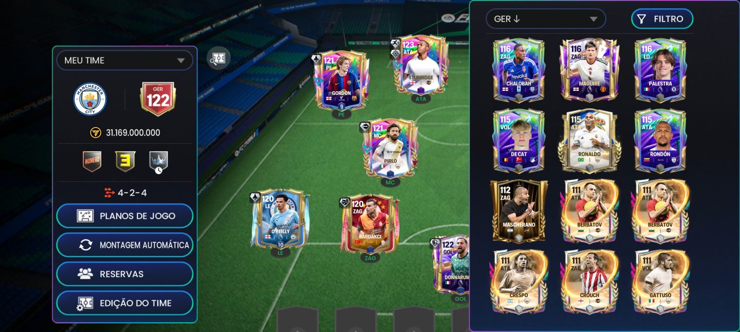 CONTA FC MOBILE 27 GER 122 (PROMOÇÃO!)