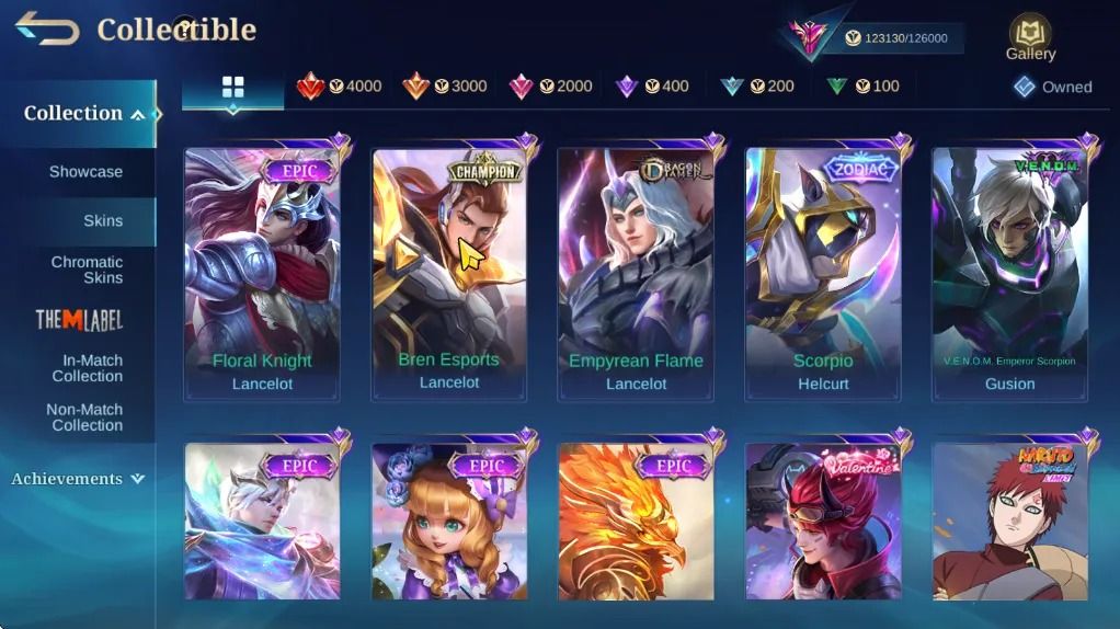 Legend Granger e Gusion - KOF Dyrrot - 6 LuckyBox