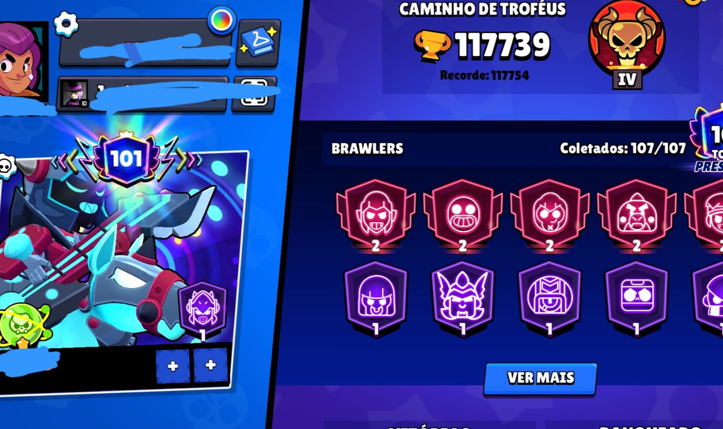 Brawl stars FULL todos os Brawlers Nível 11 + Todas Hipercargas