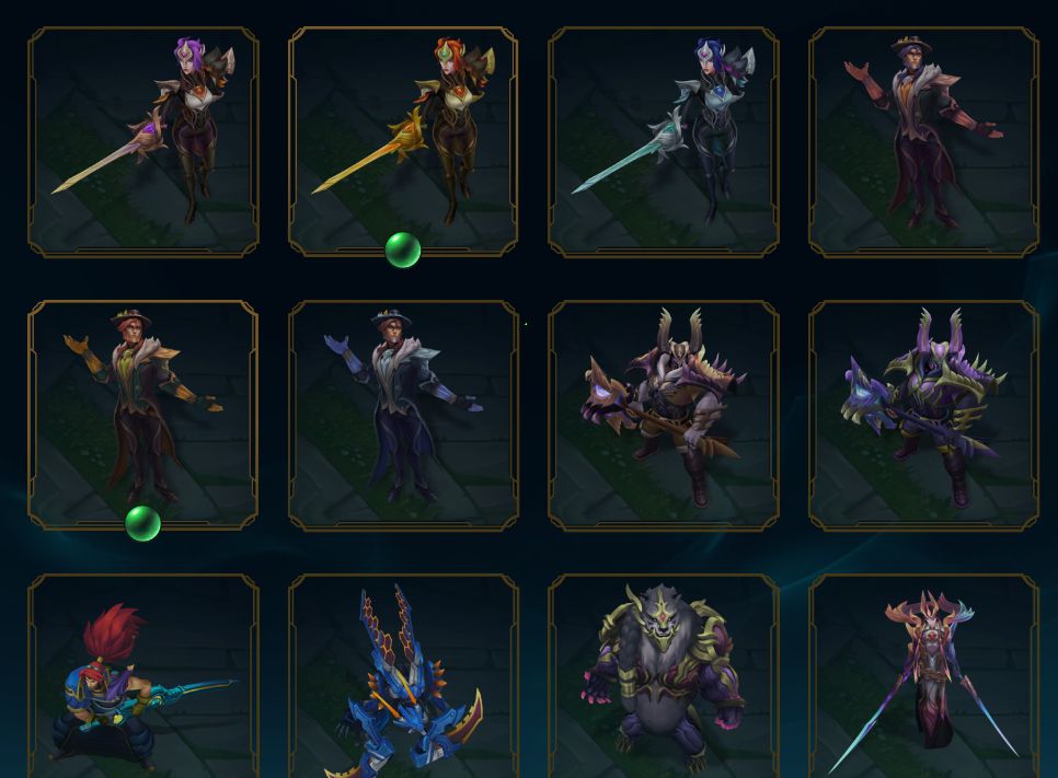 Conta platina 151 skins