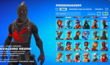 CAVALEIRO NEGRO/ MACHADO LEVIATHAN/ SALVE O MUNDO FUNDADOR/ 128 SKINS/ FULLACESS