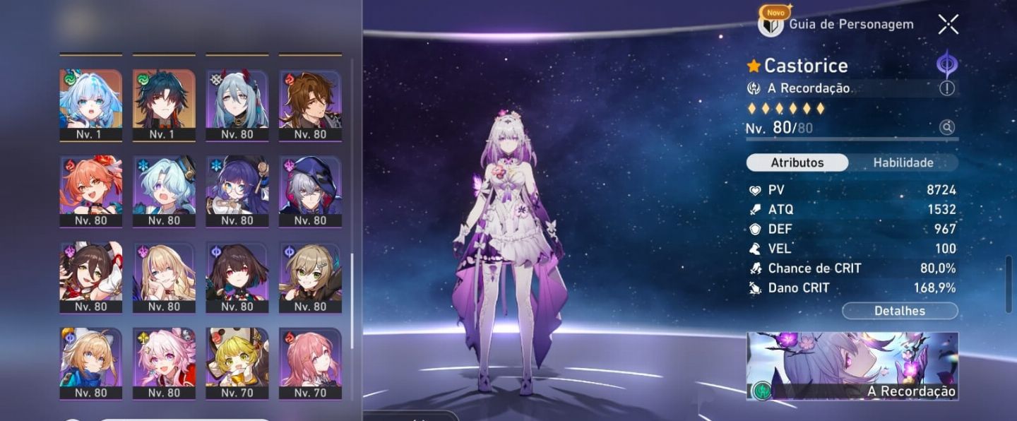Promoçao Conta End Game Honkai Star Rail. FULL Build