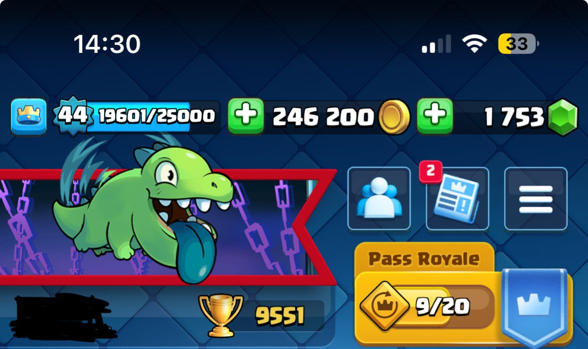 Primeiro Dono [KT14] | Level 44 | 9551 Trophies | Legendary Arena 24