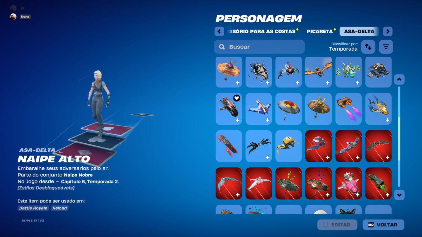 Conta com as melhores skin FORTNITE