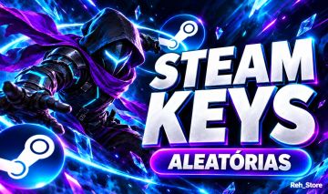 Steam Key Aleatória | Chance de Jogos Raros + Brinde