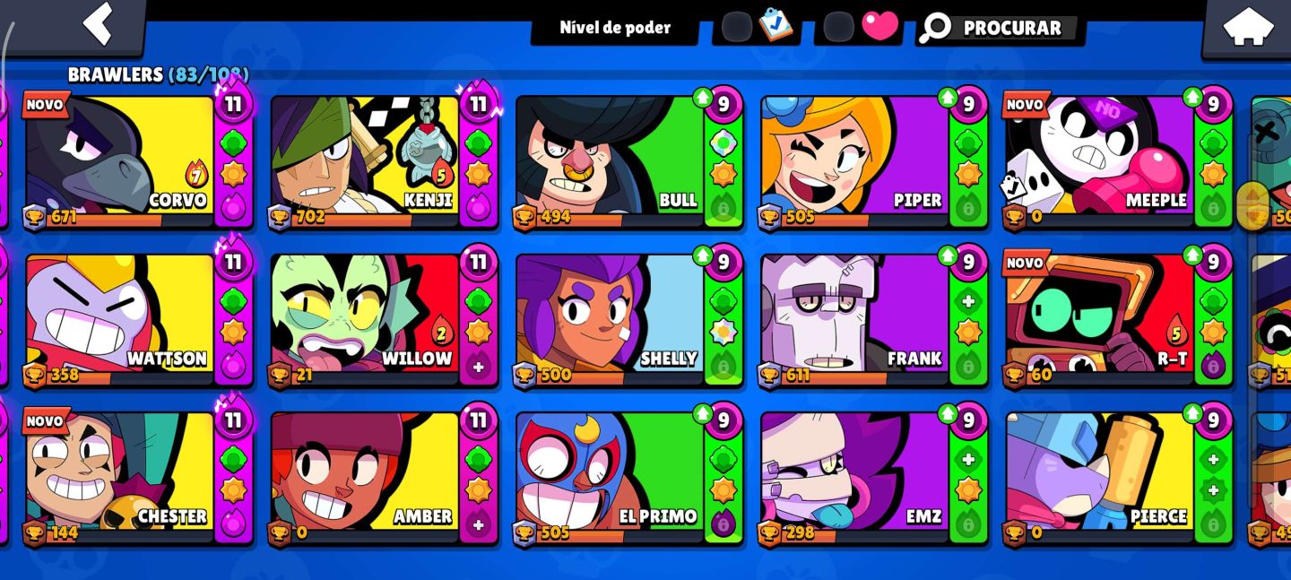 CONTA BRAWL STARS