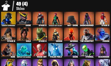 CONTA COM MAIS DE 45 SKINS, PASSES ANTIGOS, BANANA, DEADPOOL E ALGUMAS COISAS