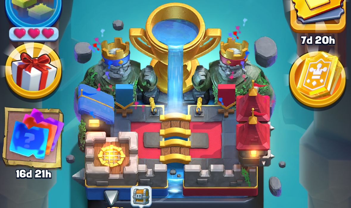 CONTA DE CLASH 9K 500 DE TROFEU NVL 42, TORRE NVL 14. 122/123 CARTAS