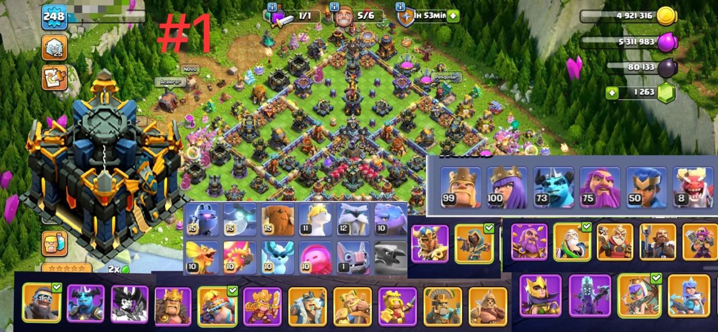 [PROMOÇÃO] CONTAS CLASH OF CLANS FULL ACESSO | CONTAS BEM UPADAS, PERFEITAS!