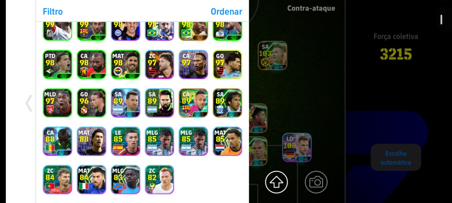 CONTA EFOOTBALL TOP 3215+ FORÇA | HAALAND 108 | PEPE 106 | JOSÉ MOURINHO