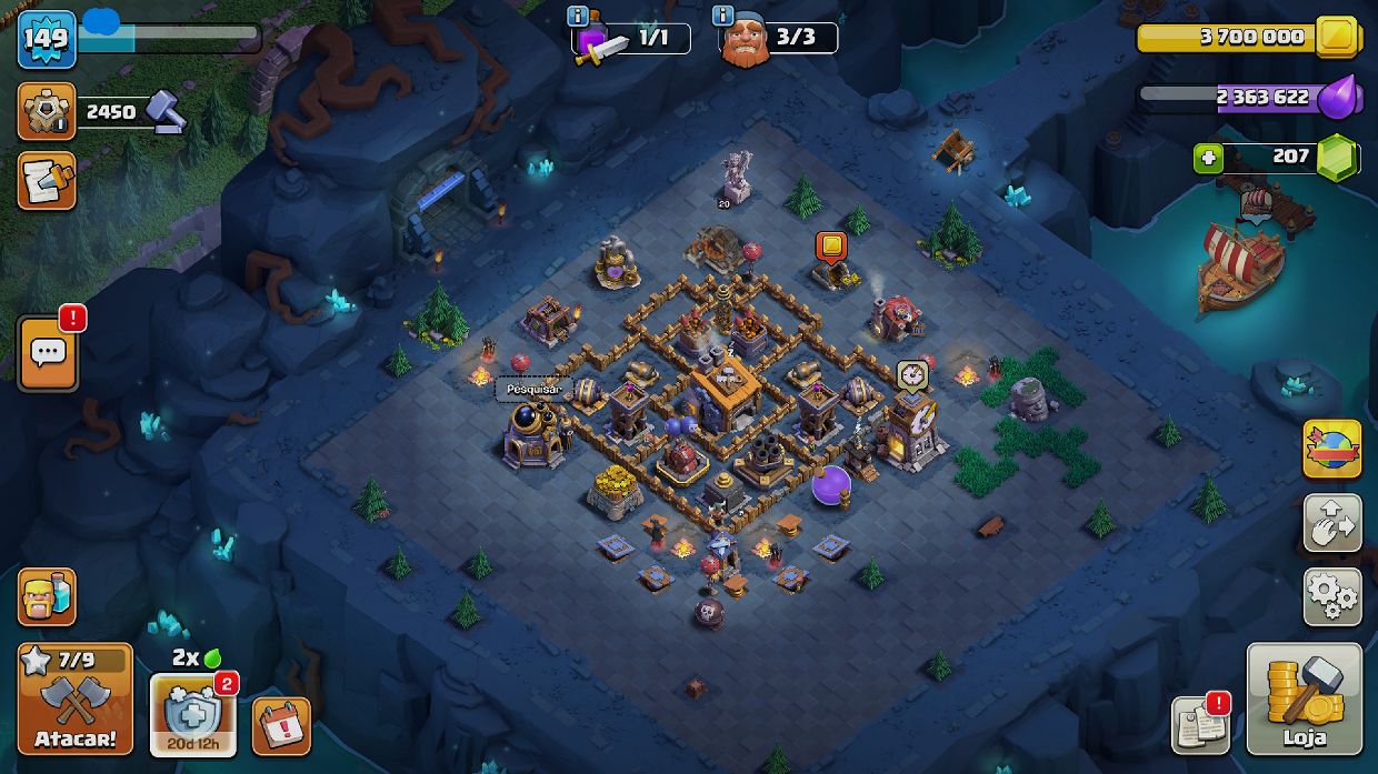 Conta CLash royale arena 20 e cartas lvl 15 e clash of clans cv 15