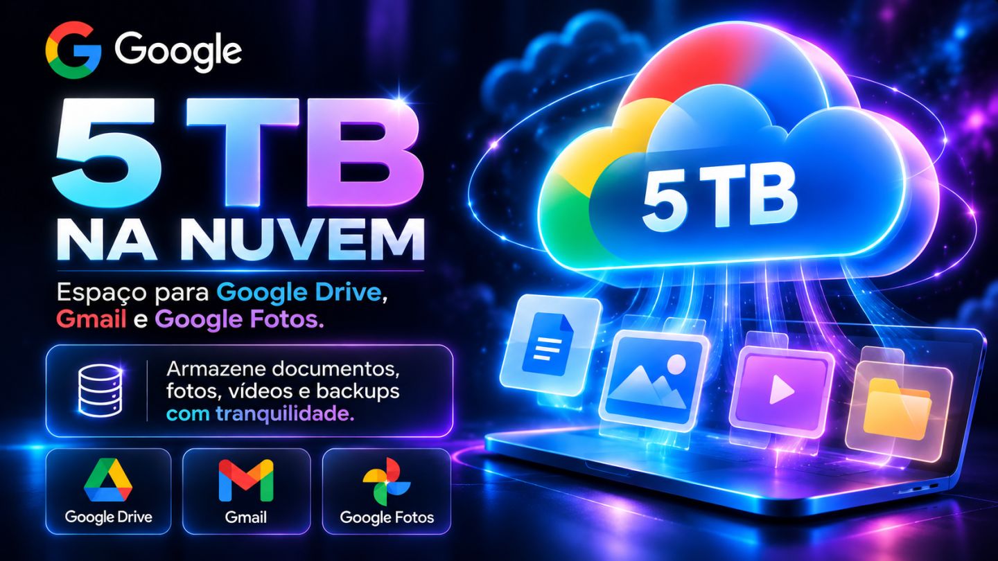 Gemini Pro 30 dias + 5TB + Google Flow + YouTube Premium Lite + Antigravity
