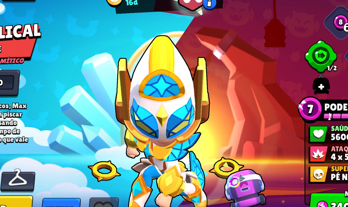 Conta de braws stars rara, com várias skins
