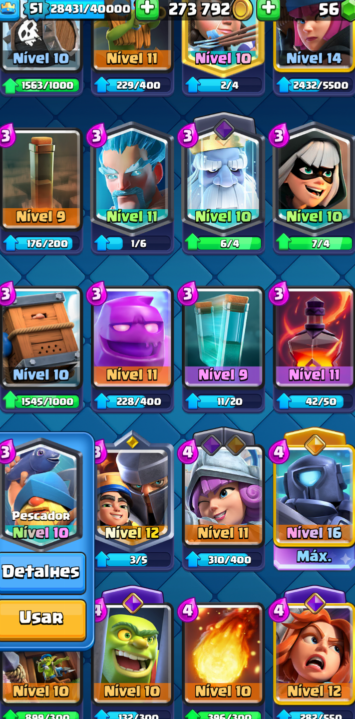 CONTA CLASH ROYALE 9K DE TROFÉUS COM MINI PEKKA NÍVEL 16