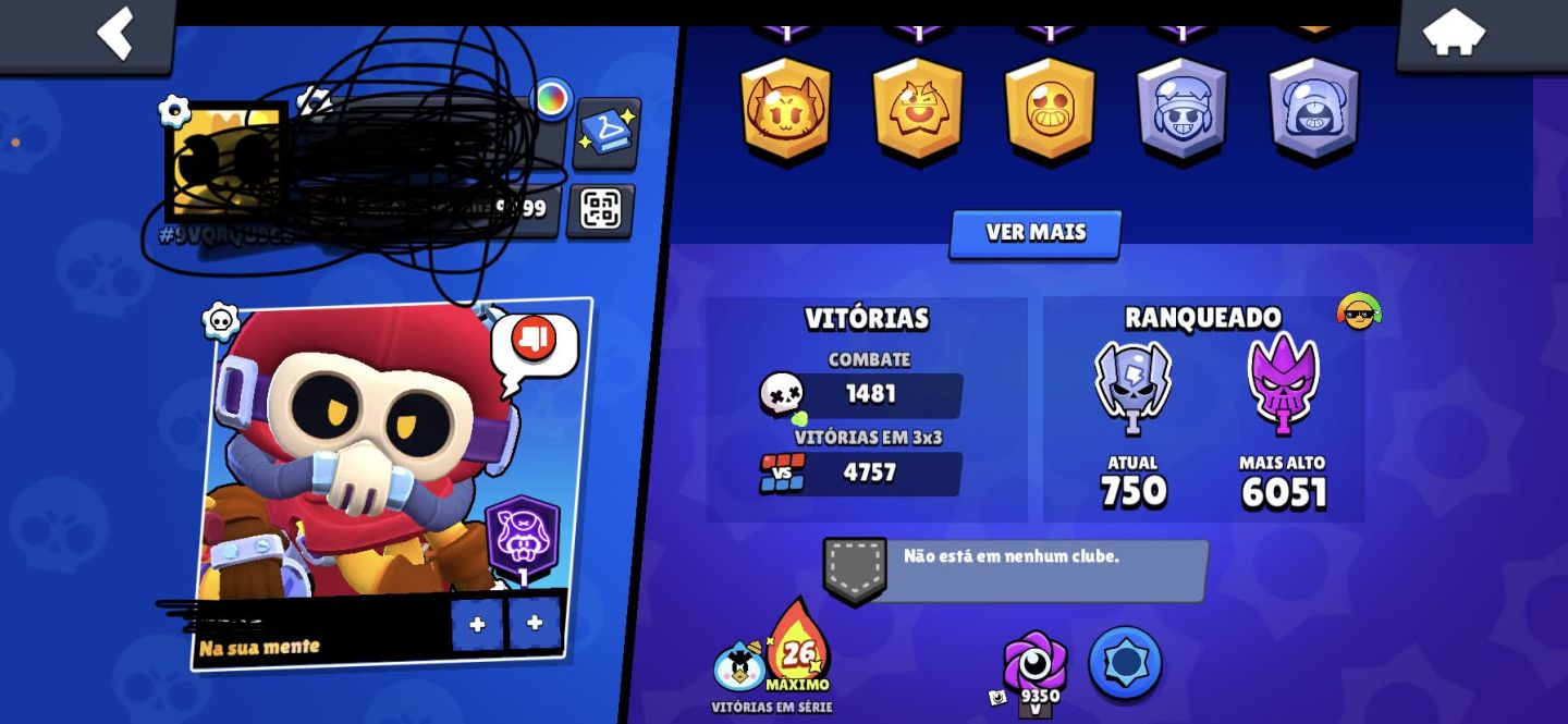 CONTA BRAWL STARS ELITE: RECHEADA DE BRAWLERS E SKINS RARAS! mais de 90 brawlers