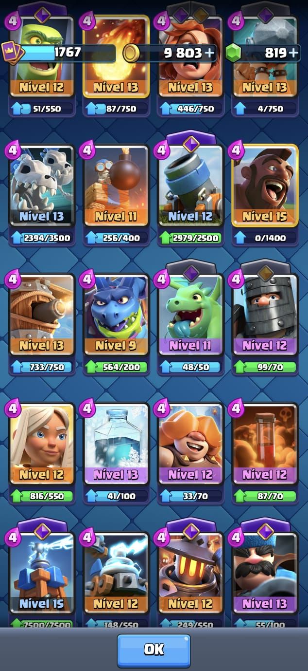 Conta clash royale 14k troféus, nv16 FULL ACESSO