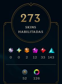 CONTA RIOT VALORANT GOLD e LOL nv. 170 - + SKINS