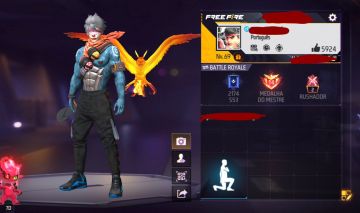 CONTA FREE FIRE ANTIGA - COM 5 DINOS!