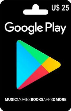 $25 Google Play Gift Card [Digital] - Gift Cards - GGMAX