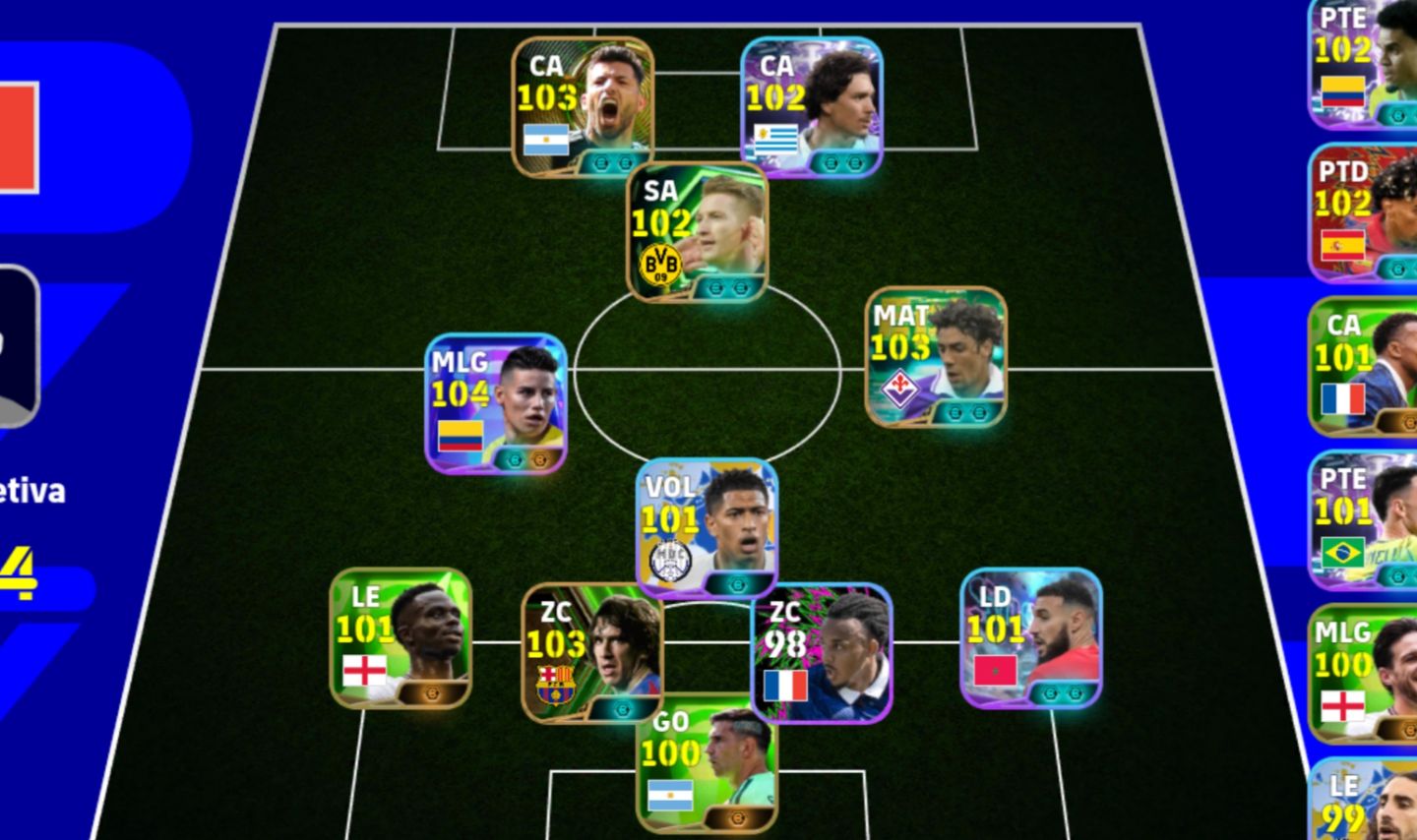 Conta efootball braba e com bons jogadores