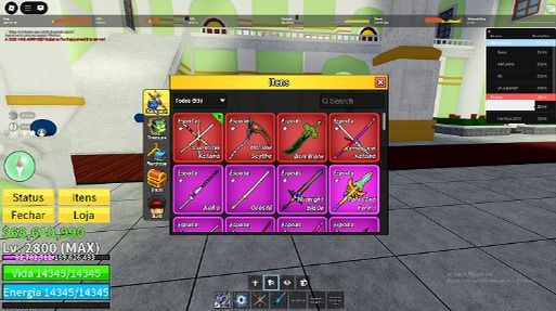 Conta BloxFruits RARISSIMA 4 FRUTAS PERM + 30M BOUNTY + ALL GAMEPASS