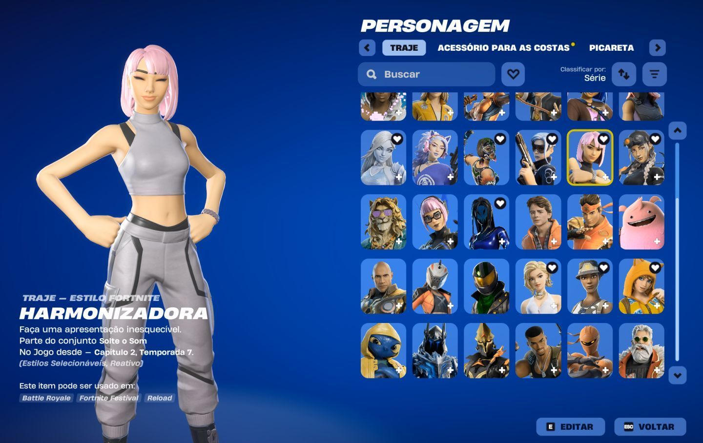 34 SKINS | MARIANA | HARMONIZADORA | LAUFEY | ELITE JULES | DASHA | FULL ACESSO