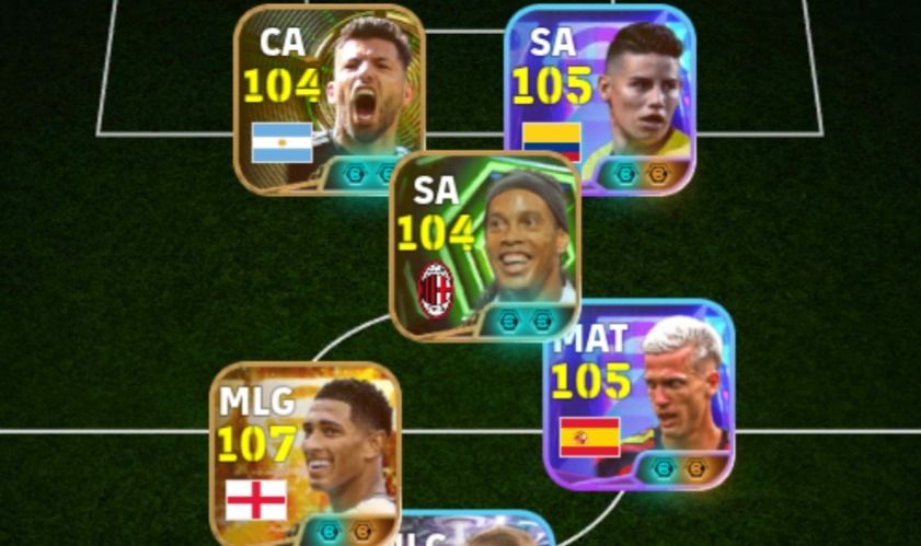 Conta Efootball com 3181 Fc - Ronaldinho | James blitz | Bellingham bg | Olmo