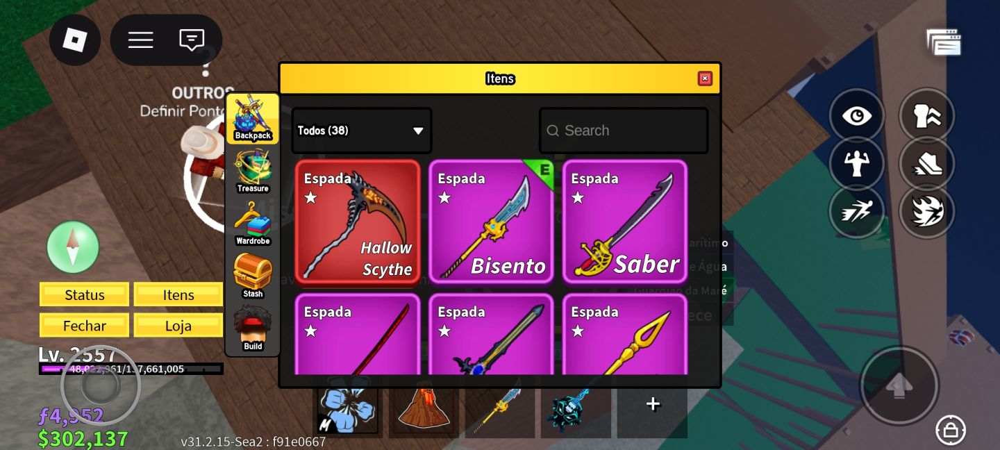 Conta Blox Fruits Lv. 2557 | Venom + Phoenix + Skull Guitar