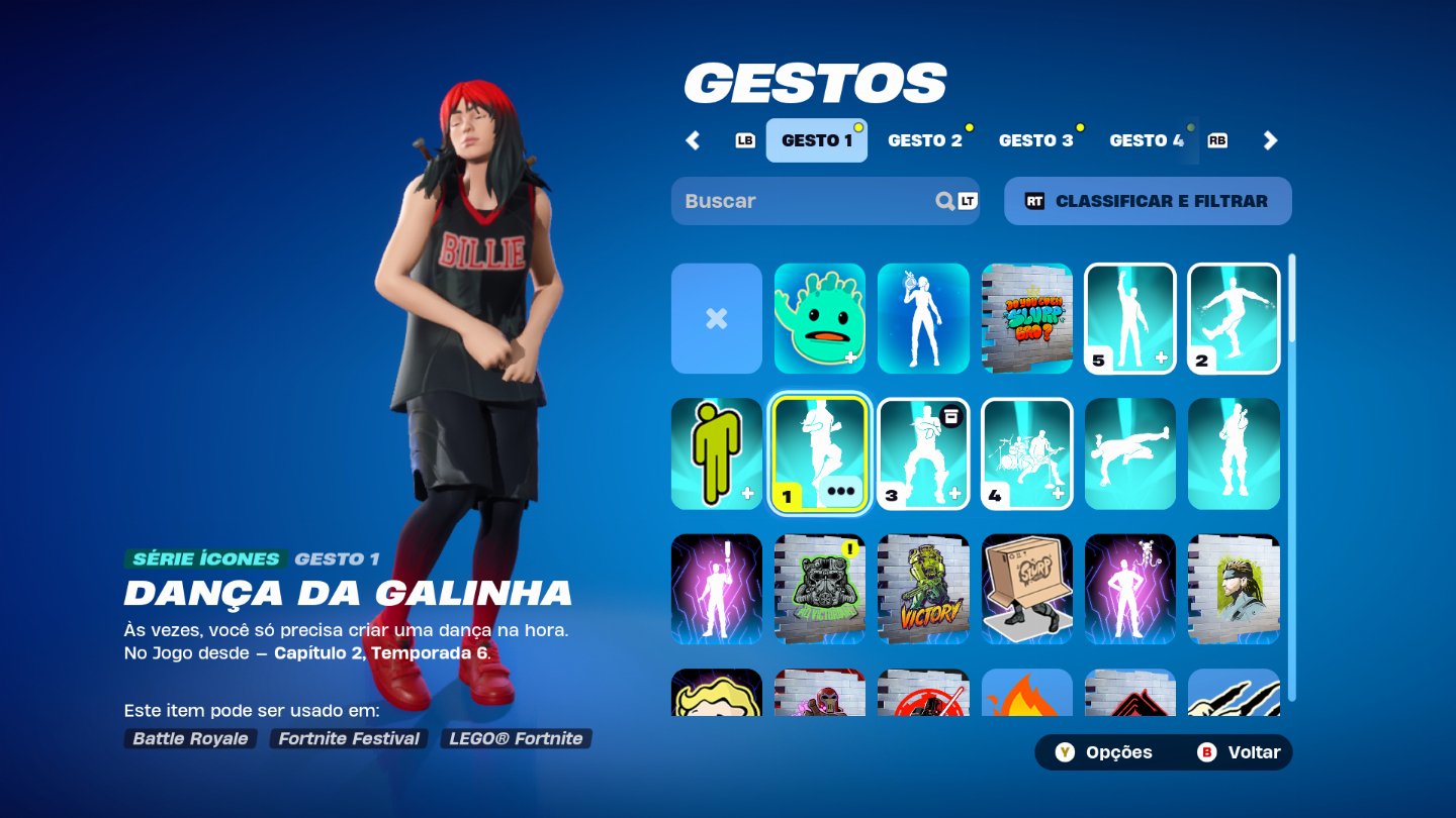 CONTA DE FORTNITE CRIADA EM 2018 COM VARIAS SKINS