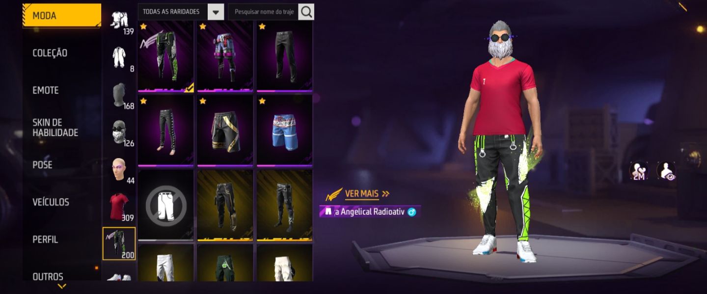 CONTA FREE FIRE NÍVEL 71 PUNHO FÊNIX, BERMUDA ANGELICAL E ANIMES